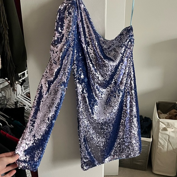 STUNNING light purple sequin dress - Picture 4 of 4